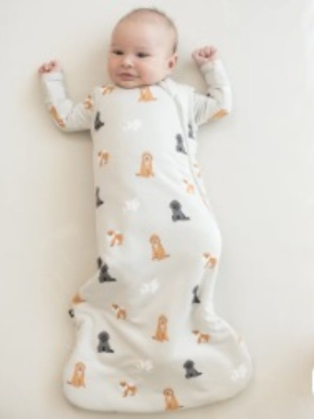 Kyte Baby Sleep Bamboo Sack Bag in Fluffy Dog 1.0 sz Medium